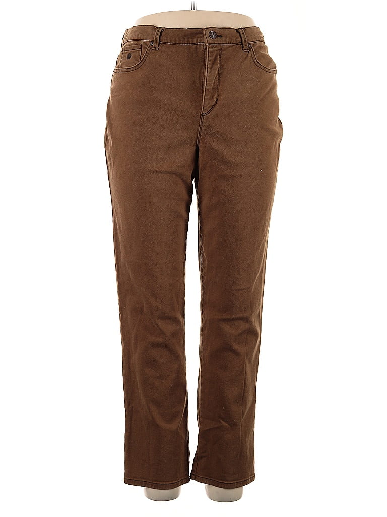 Gloria Vanderbilt Brown Jeans Size 14 54 off ThredUp