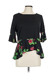 Allegra K Short Sleeve Top