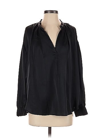 Xirena Long Sleeve Silk Top (view 1)