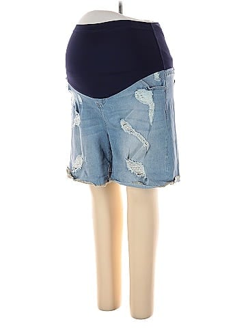 Pink Blush Denim Shorts (view 1)