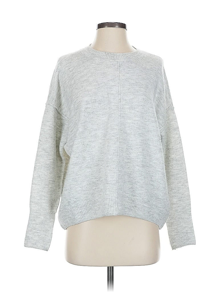 Pre-owned Vince Camuto Pullover Sweater In Gray