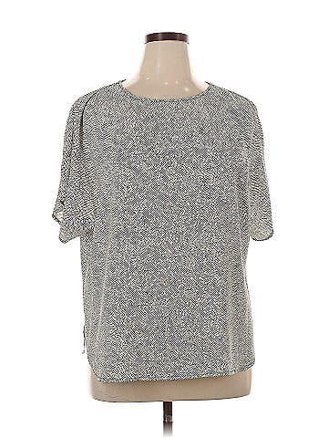 Anne Klein Short Sleeve Blouse (view 1)