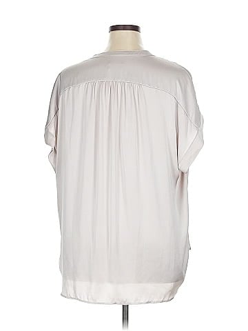 R | Label Short Sleeve Blouse (view 2)