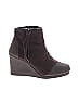 TOMS Burgundy Brown Ankle Boots Size 7 - photo 1