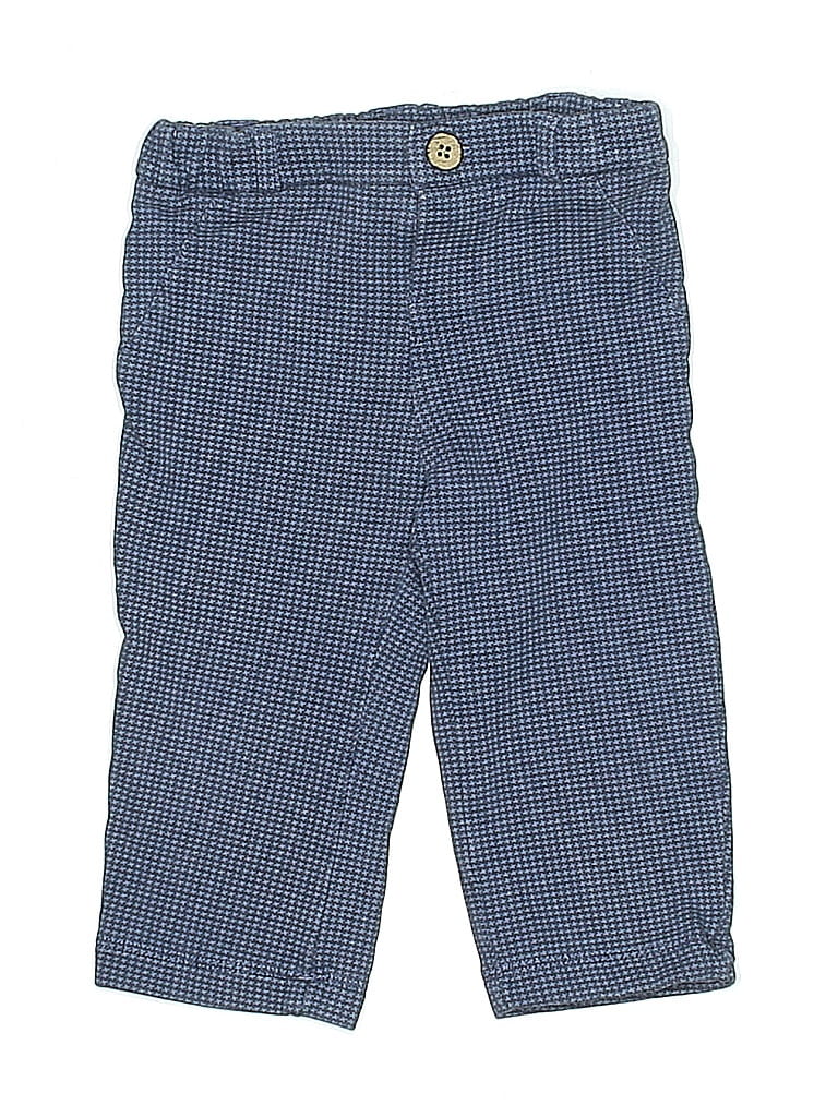 Mayoral 100% Cotton Checkered-gingham Blue Casual Pants Size Newborn - photo 1
