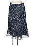 DressBarn 100% Polyester Animal Print Blue Casual Skirt Size 12 - photo 2