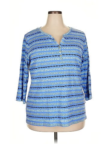 Karen Scott 3/4 Sleeve Blouse (view 1)