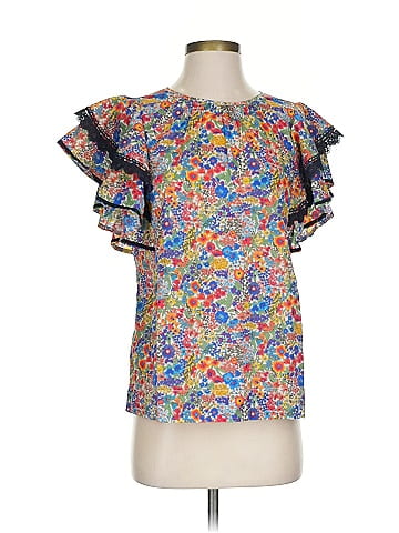 Liberty Art Fabrics for J.Crew Short Sleeve Blouse (view 1)