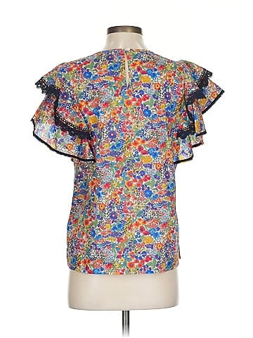 Liberty Art Fabrics for J.Crew Short Sleeve Blouse (view 2)