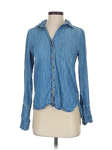 Elevenses Long Sleeve Button-Down Shirt (view 1)