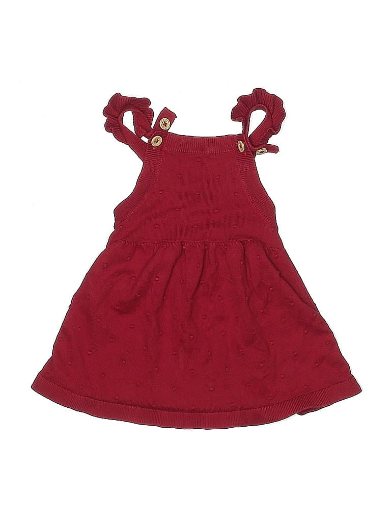 Carter's 100% Cotton Burgundy Dress 9-12 MO / 12 MO - photo 1