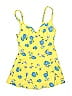 La Blanca Print Yellow One Piece Swimsuit Size 10 - photo 1