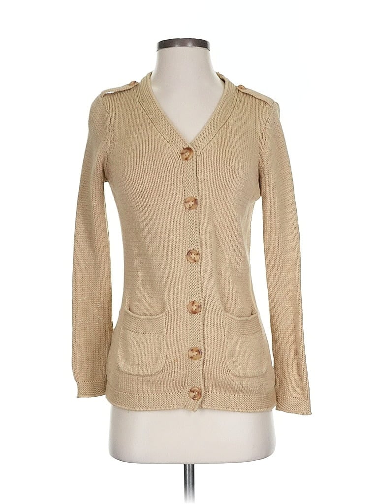 Pre-owned Talbots Cardigan Sweater In Brown