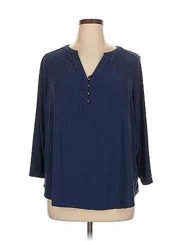 Dana Buchman 3/4 Sleeve Blouse (view 1)