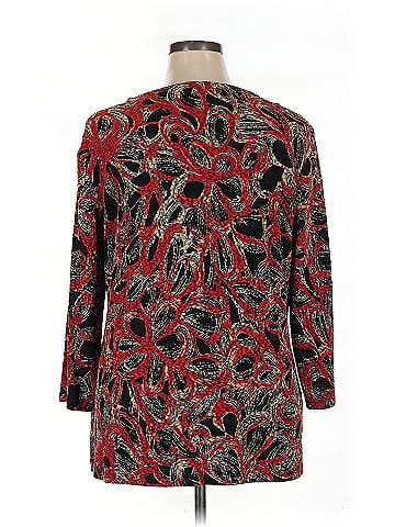 JM Collection 3/4 Sleeve Blouse (view 2)