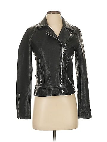 Topshop Faux Leather Jacket (view 1)