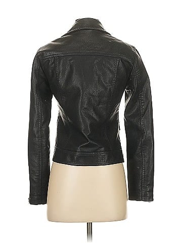 Topshop Faux Leather Jacket (view 2)