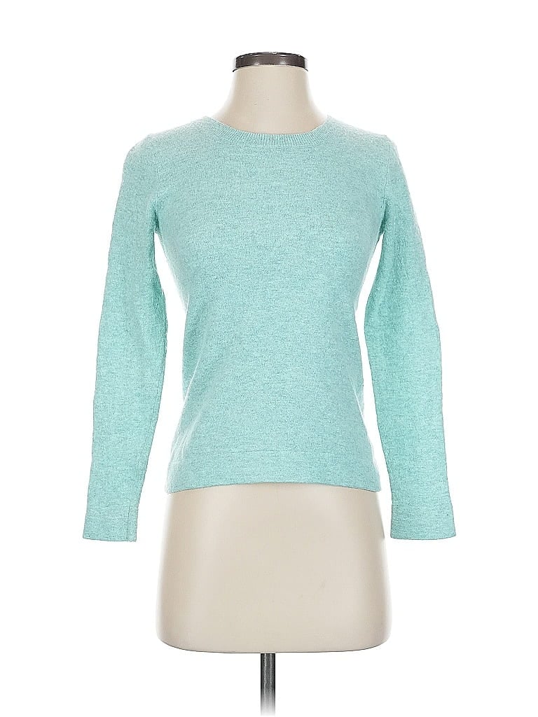 Pre-owned J.crew Factory Store Pullover Sweater In Blue