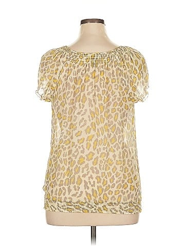 INC International Concepts Short Sleeve Silk Top (view 2)