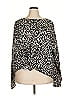 Easel Animal Print Black Long Sleeve T-Shirt Size 3X - photo 1