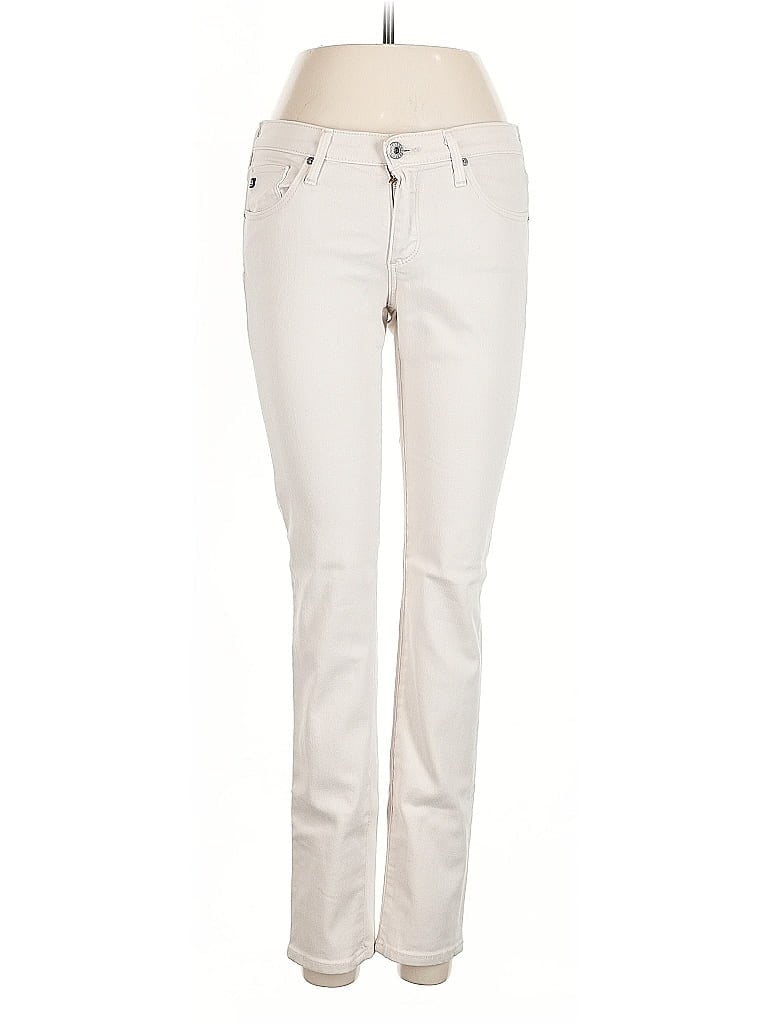 Pre-owned Adriano Goldschmied Jeans In White