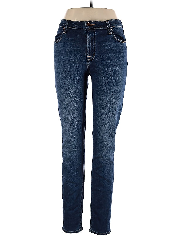 J Brand Solid Blue Jeans Size 30 waist - photo 1