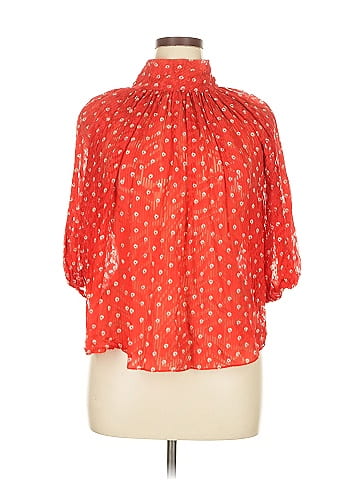 Rebecca Taylor 3/4 Sleeve Silk Top (view 1)