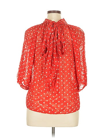 Rebecca Taylor 3/4 Sleeve Silk Top (view 2)