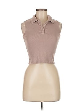 Brandy Melville Sleeveless Button Down Shirt