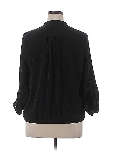 DKNY Jeans 3/4 Sleeve Blouse (view 2)