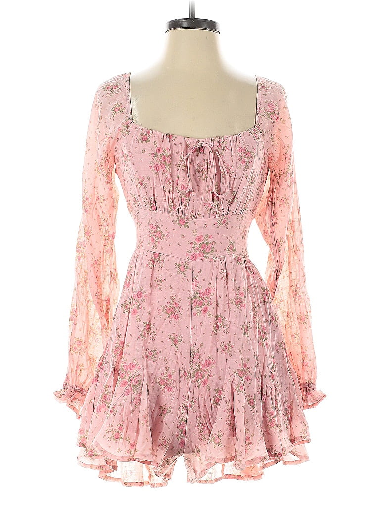 Trixxi Paisley Pink Cocktail Dress Size S - photo 1