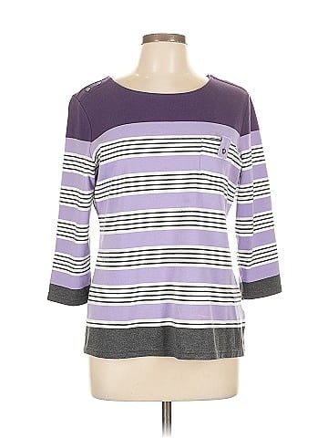 Karen Scott Sport 3/4 Sleeve Top (view 1)
