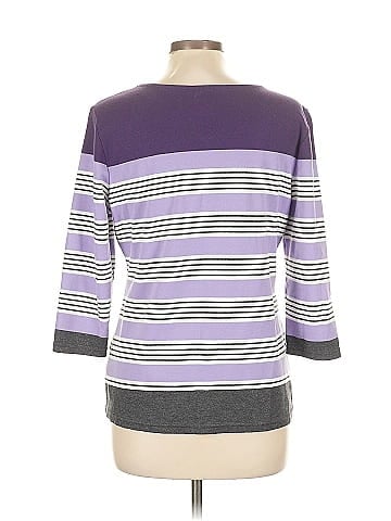 Karen Scott Sport 3/4 Sleeve Top (view 2)