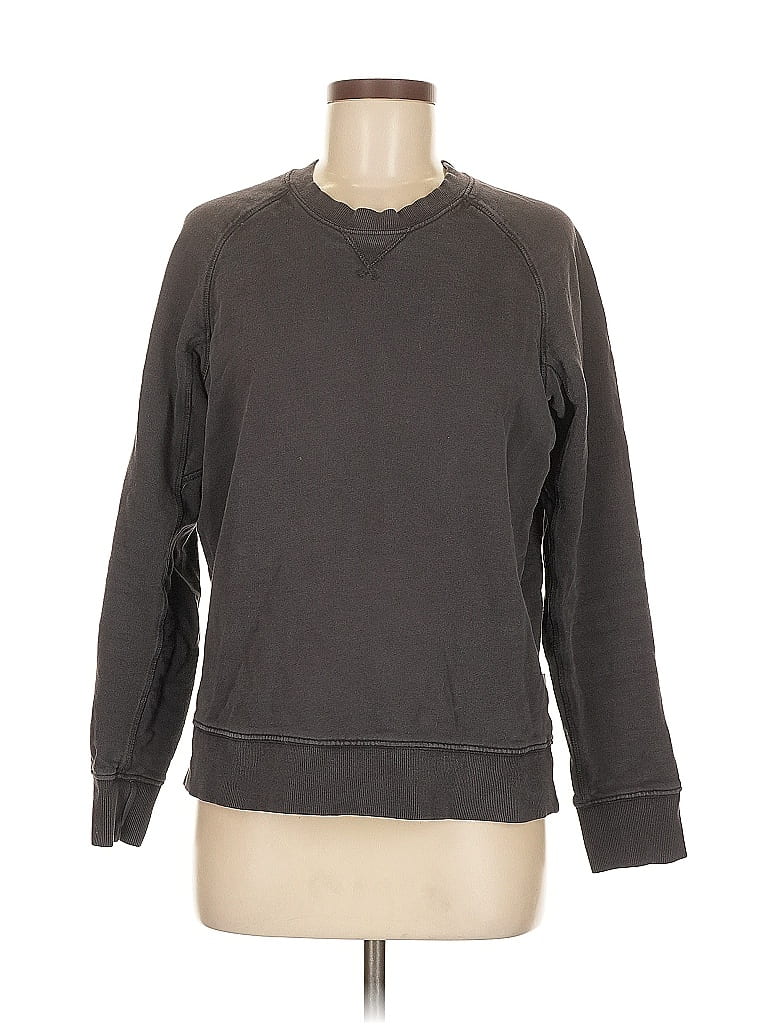 Pact 100% Organic Cotton Gray Sweatshirt Size M - photo 1