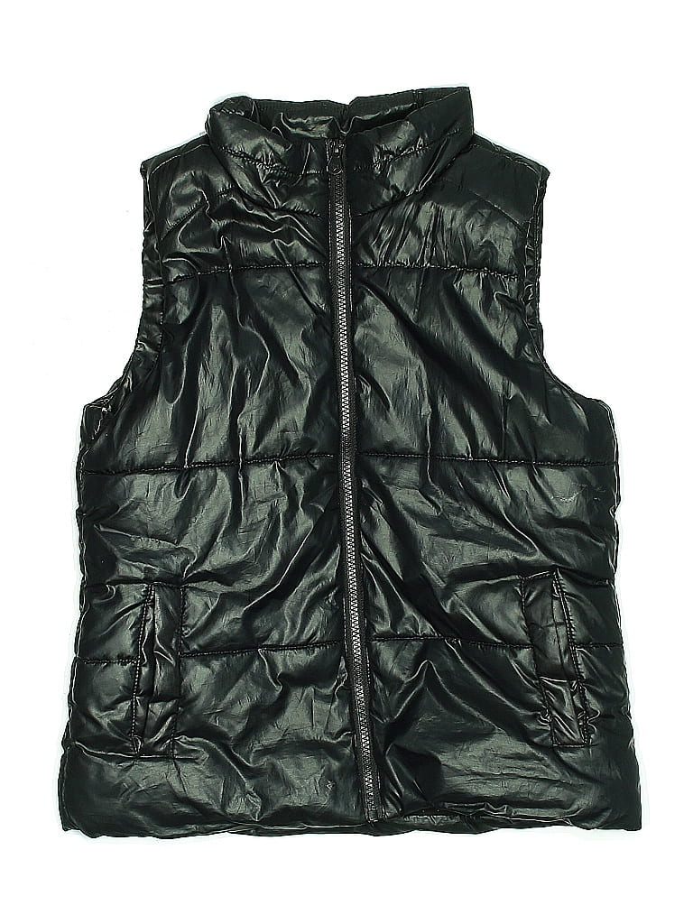 Justice 100% Polyester Black Vest Size 12 - 14 - photo 1