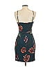 Black Halo Graphic Teal Cocktail Dress Size 2 - photo 2