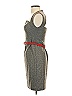Black Halo Tweed Gray Cocktail Dress Size 4 - photo 4