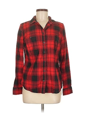 St. John's Bay Long Sleeve Button-Down Shirt (view 1)