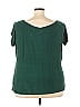 Bebe Green Short Sleeve Top Size 3X - photo 2