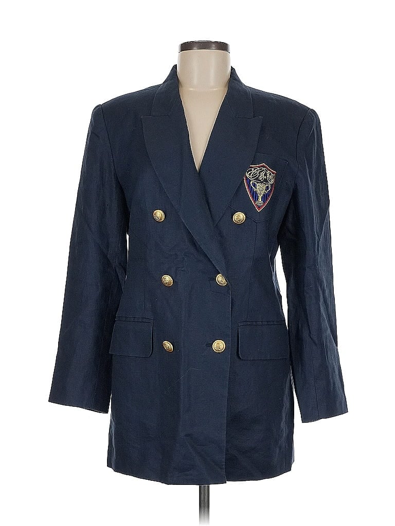 Classiques Entier 100% Acetate Blue Blazer Size M - photo 1