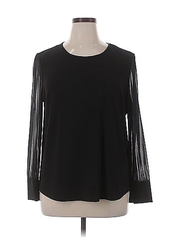 Anne Klein Long Sleeve Blouse (view 1)