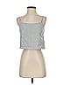 Brandy Melville 100% Cotton Gray Sleeveless Top Size P (petite)
