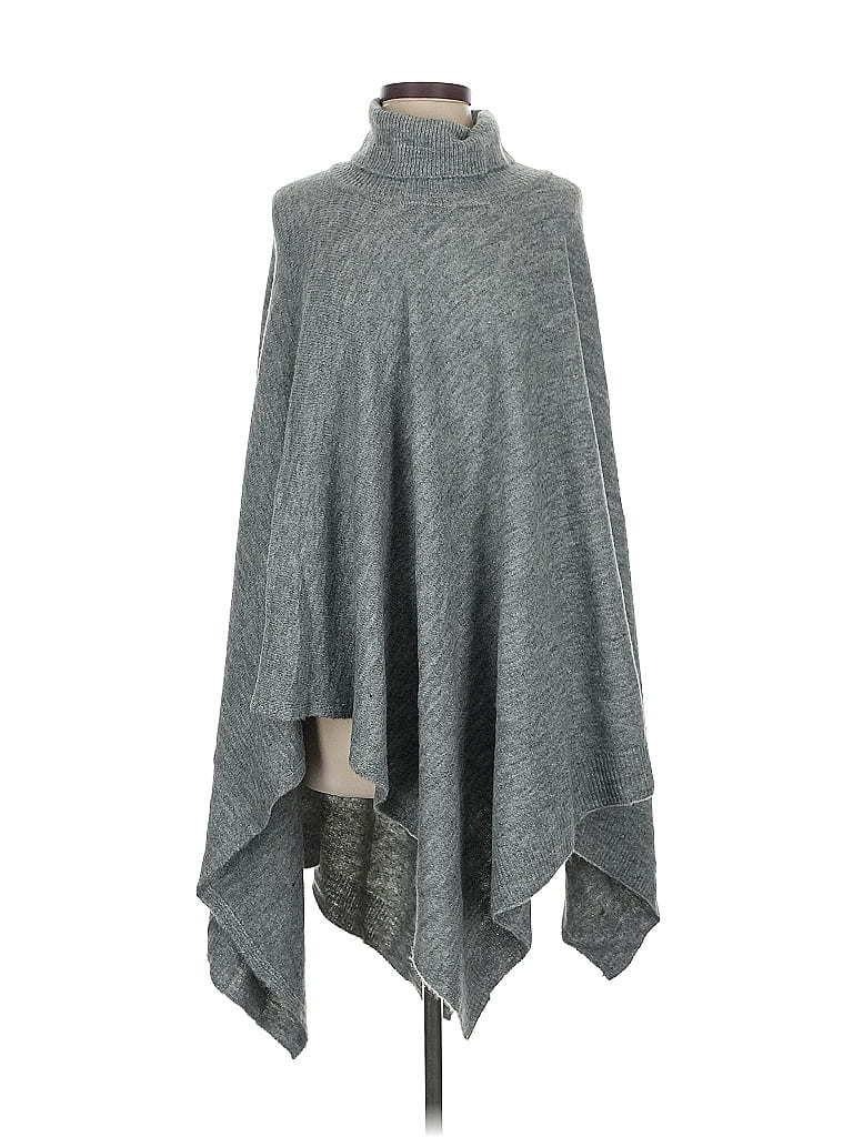 Pre-owned Xcvi Poncho In Gray