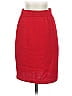 St. John Collection Solid Red Casual Skirt Size 2 - photo 1