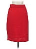 St. John Collection Solid Red Casual Skirt Size 2 - photo 2