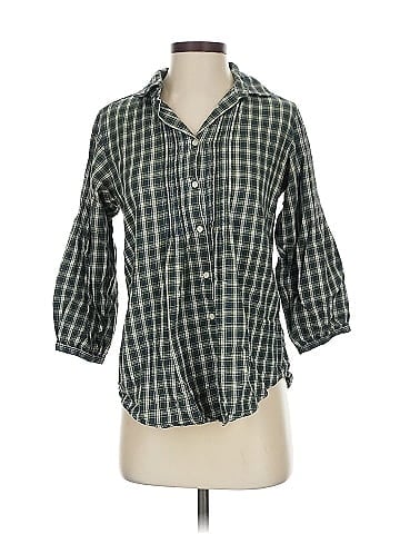 Gap 3/4 Sleeve Button-Down Shirt (view 1)
