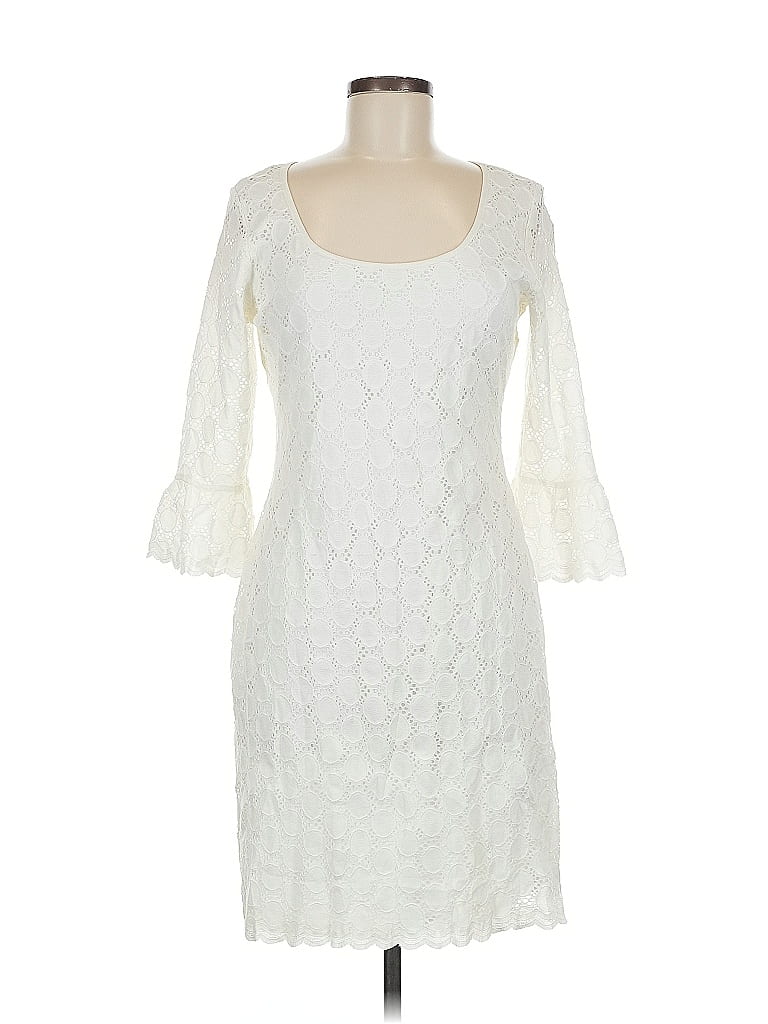 Pre-owned Ronni Nicole Cocktail Dress In White