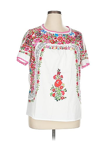 Unbranded Short Sleeve Blouse (view 1)