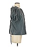 Tanya Taylor Gray Short Sleeve Blouse Size 4 - photo 3
