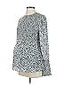 A Pea in the Pod 100% Recycled Polyester Gray Long Sleeve Blouse Size XS - photo 1